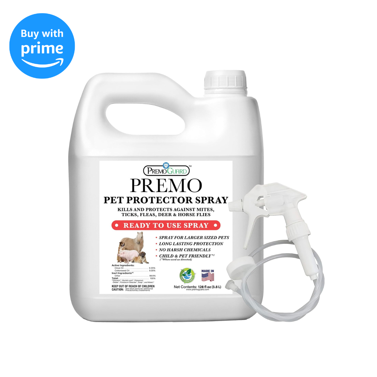 Pet Protector - Plant Based All Natural Non-Toxic - By Premo Guard