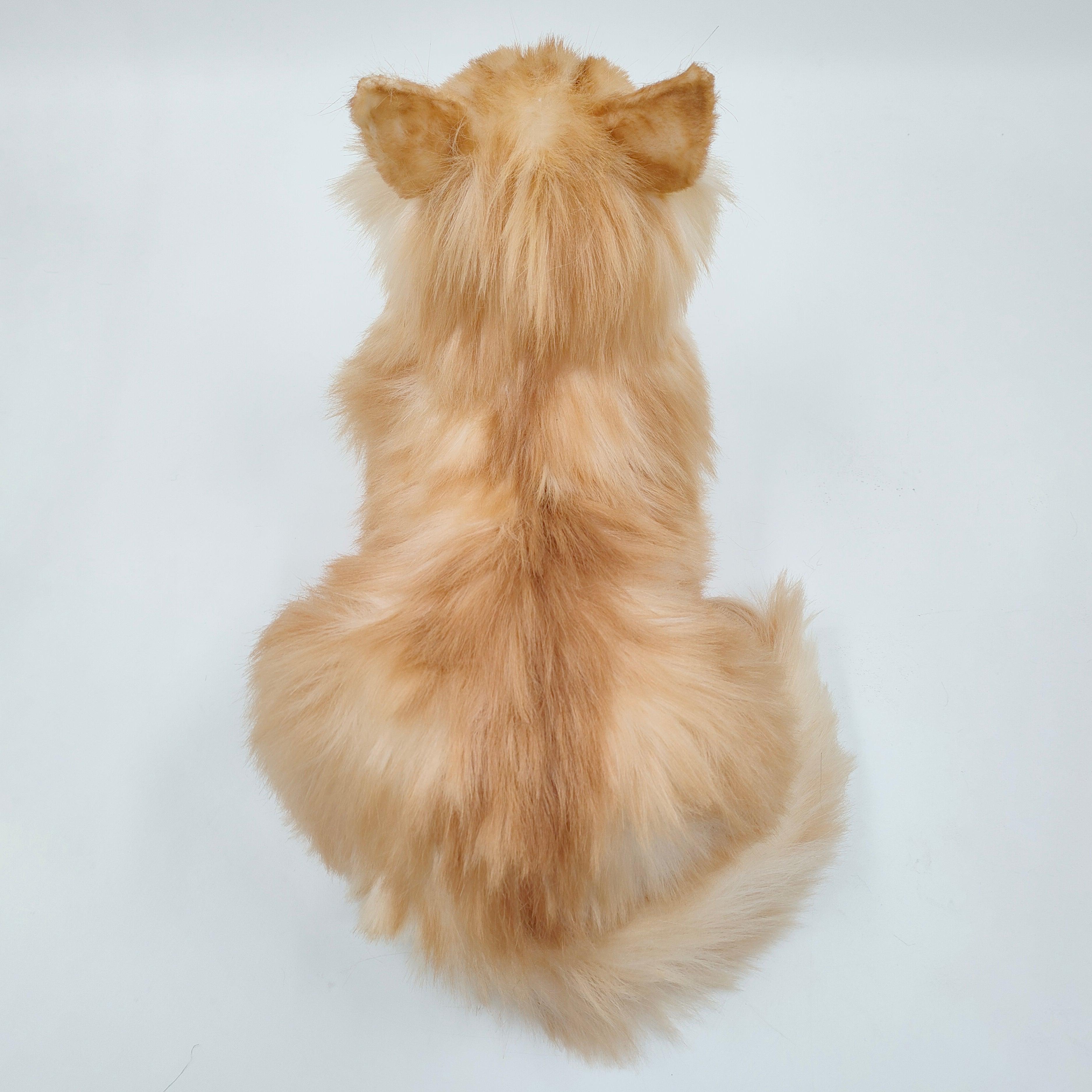 Plush Orange Cat Weighted-Handmade Life-Size Companion & Pet Memorial