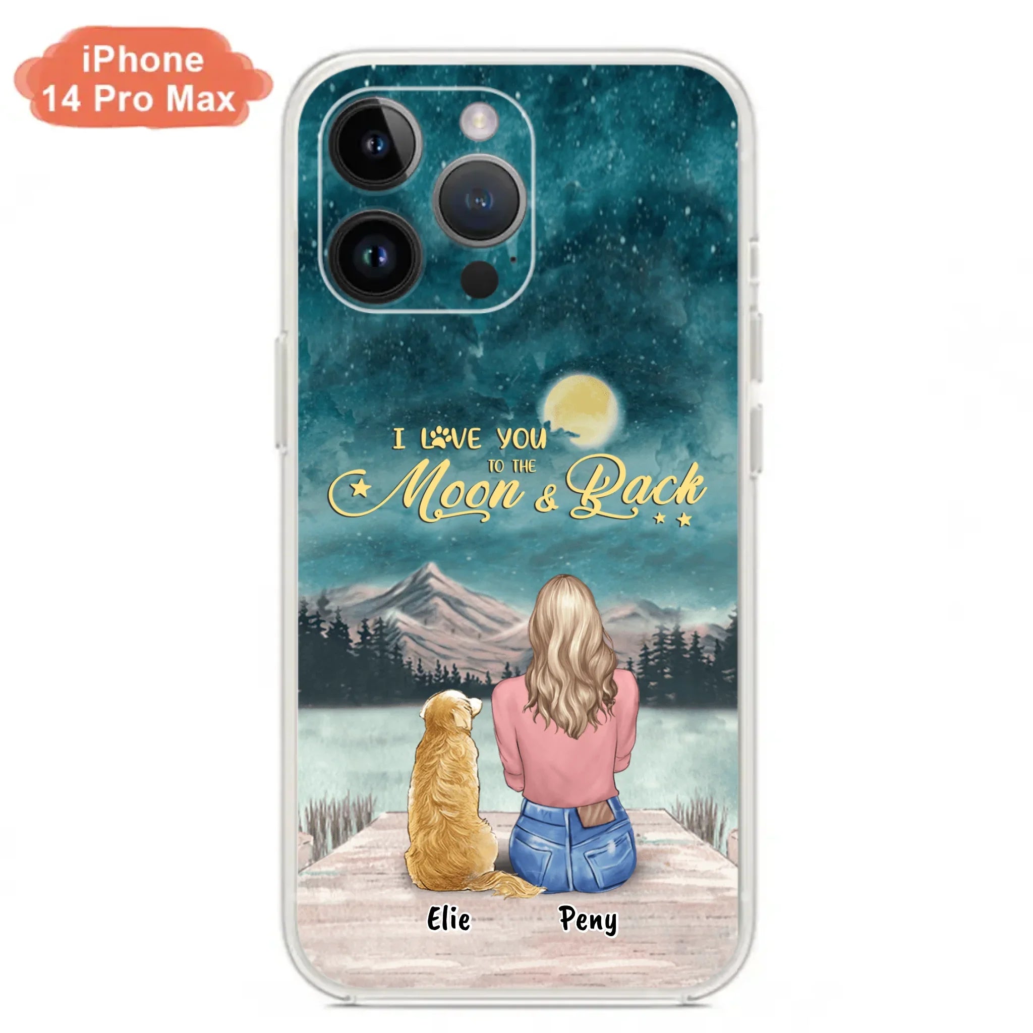 Personalized Pet Mom Phone Case - up to 4 Pets - FD19NO