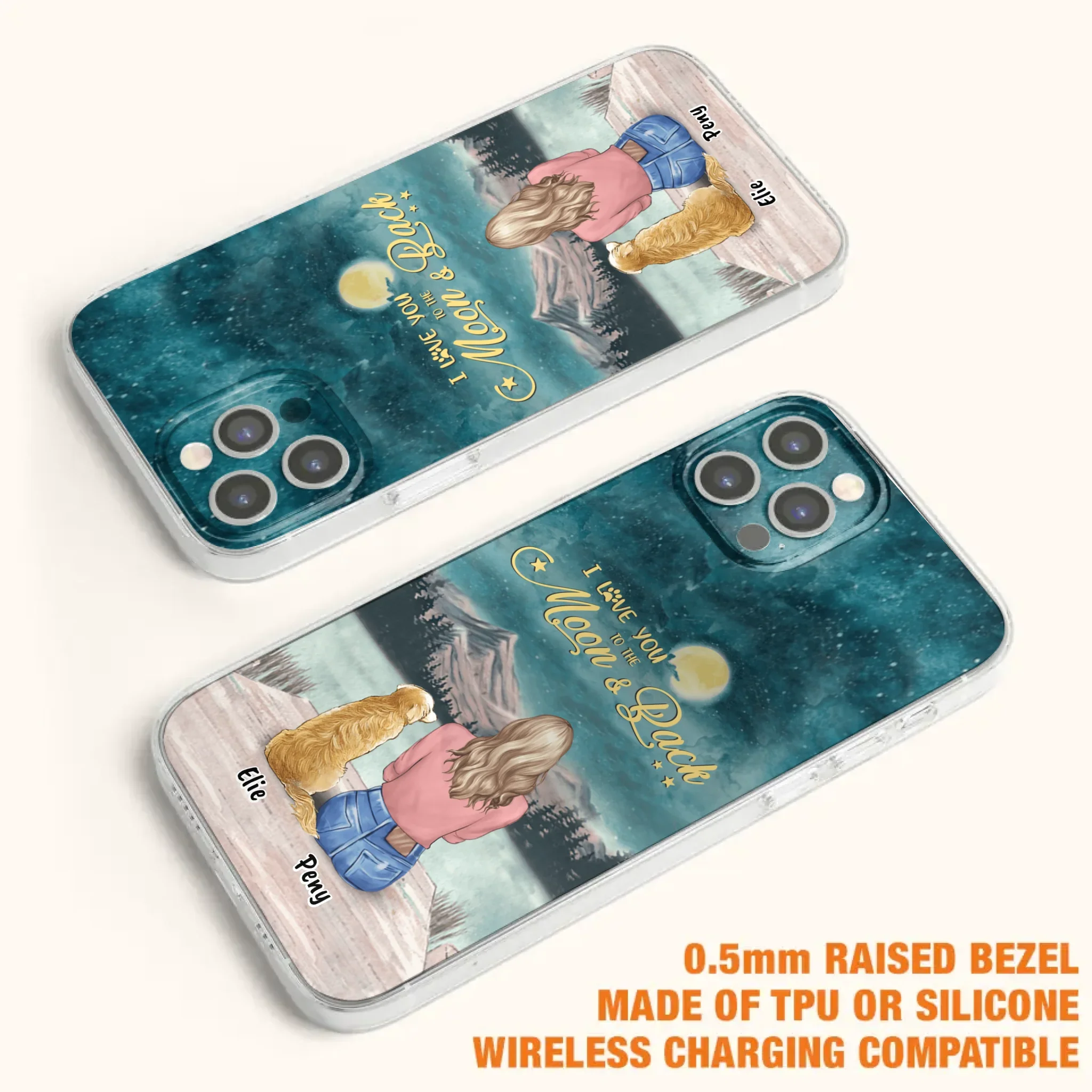 Personalized Pet Mom Phone Case - up to 4 Pets - FD19NO