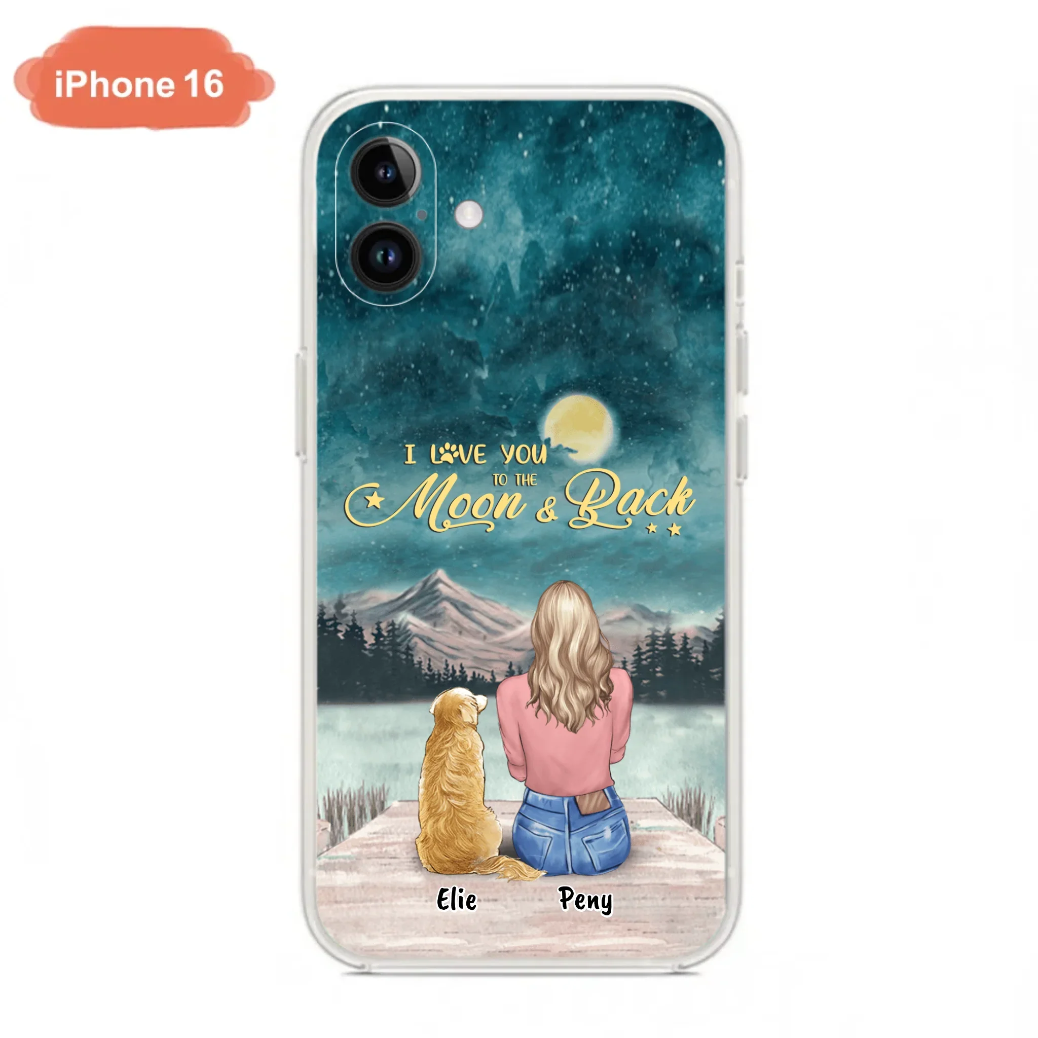 Personalized Pet Mom Phone Case - up to 4 Pets - FD19NO