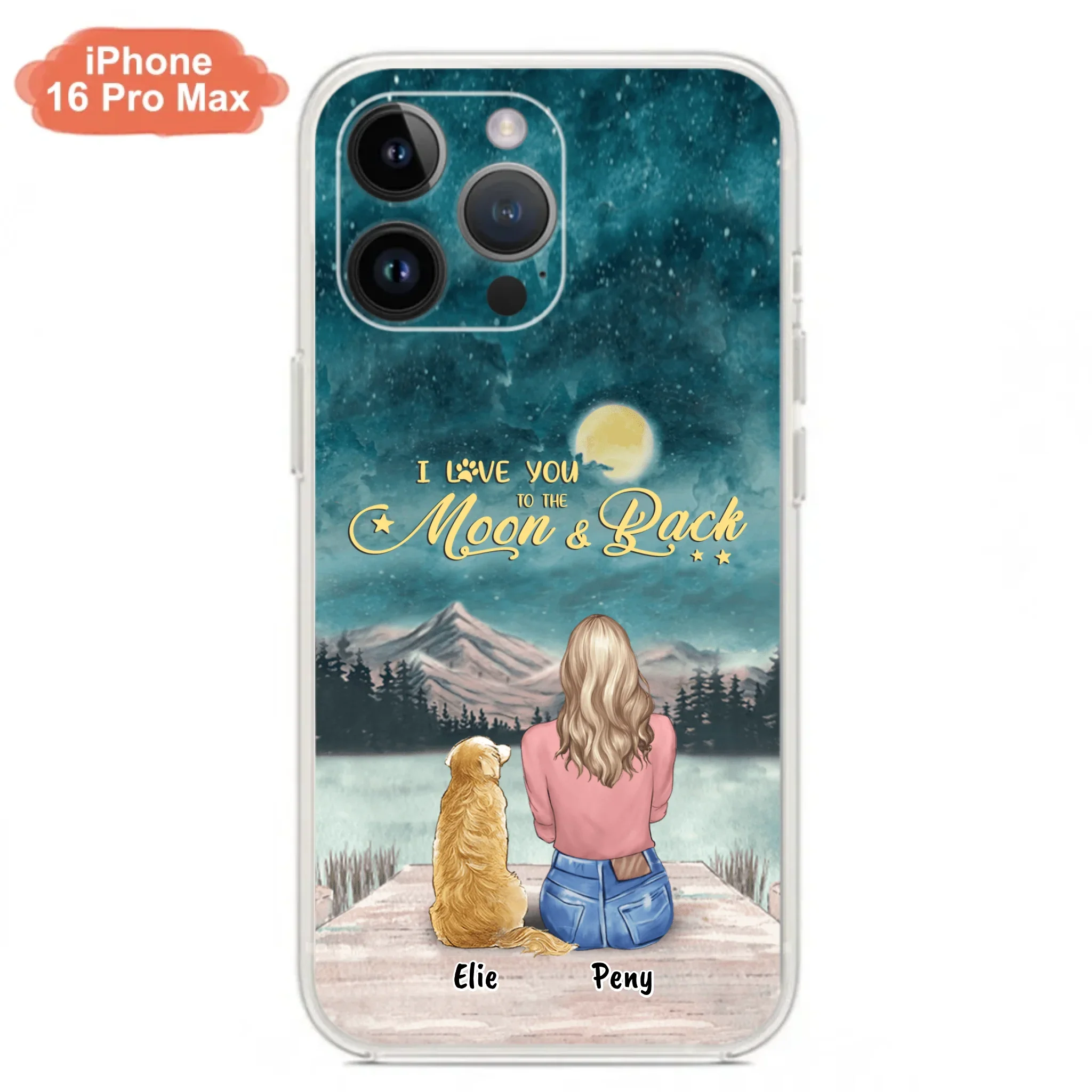 Personalized Pet Mom Phone Case - up to 4 Pets - FD19NO