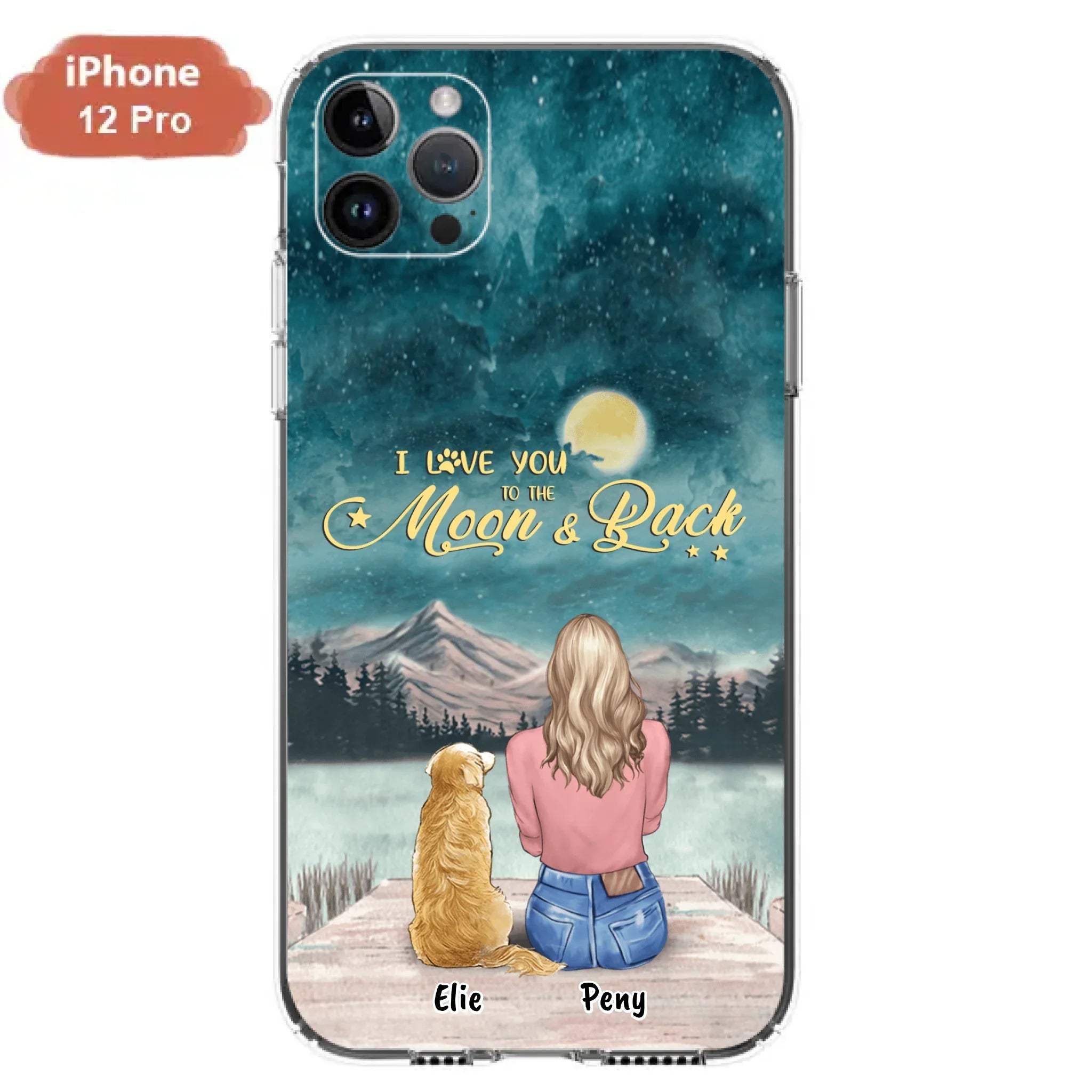 Personalized Pet Mom Phone Case - up to 4 Pets - FD19NO