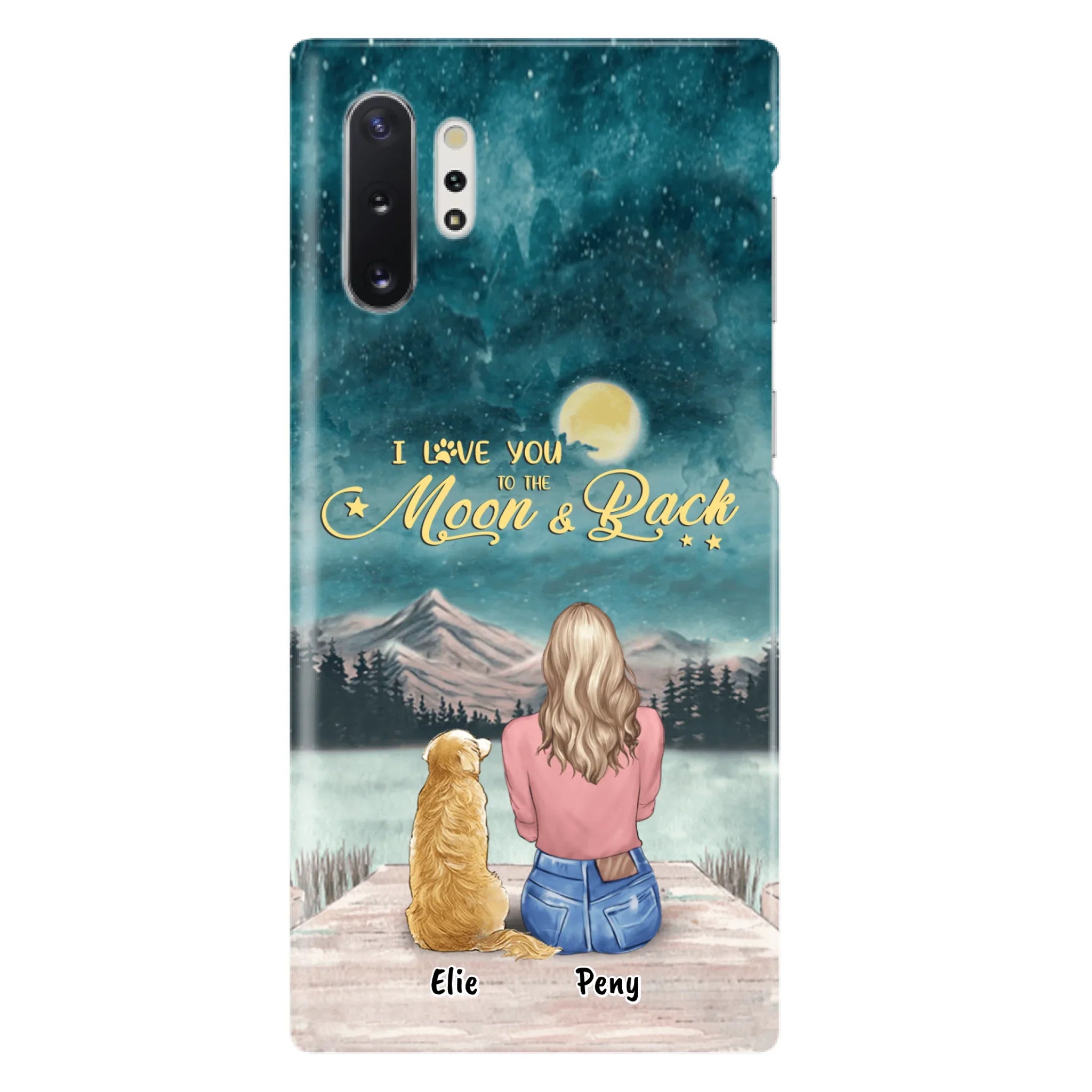 Personalized Pet Mom Phone Case - up to 4 Pets - FD19NO
