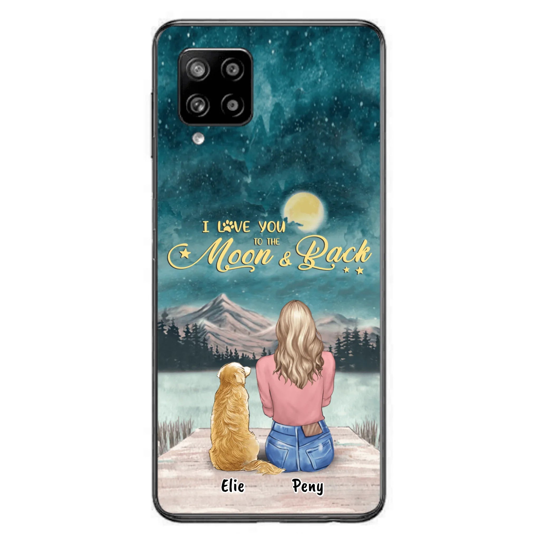 Personalized Pet Mom Phone Case - up to 4 Pets - FD19NO