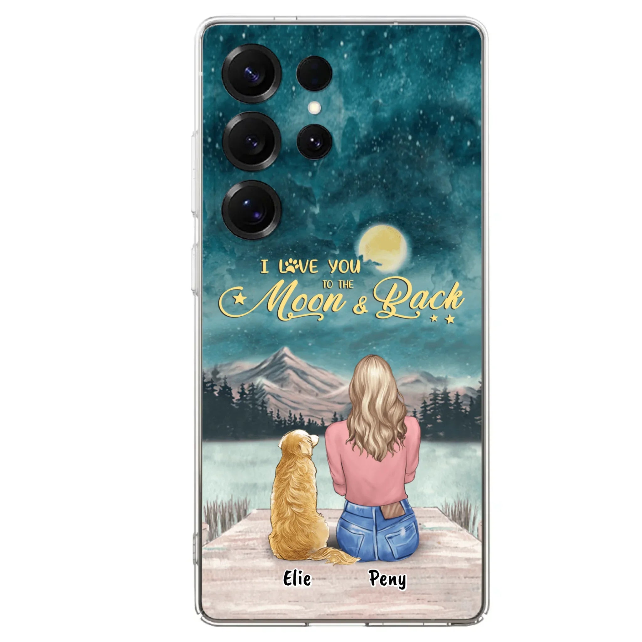 Personalized Pet Mom Phone Case - up to 4 Pets - FD19NO