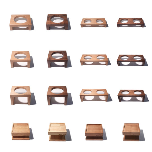 Aevan Epoch | Solid Wood Pet Bowl Stands
