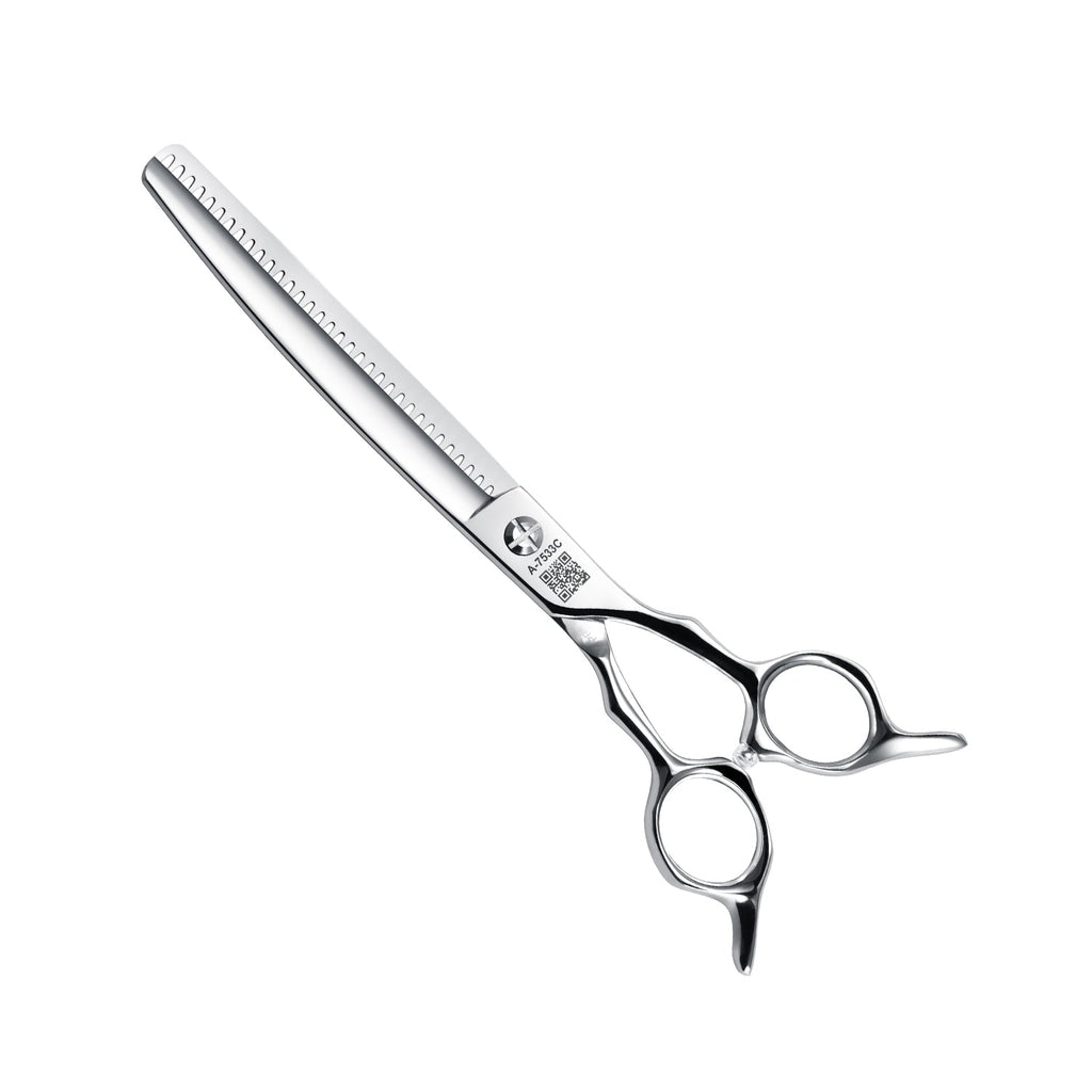 Zora Pet Grooming Curved Blender Shear - Model A-7533C