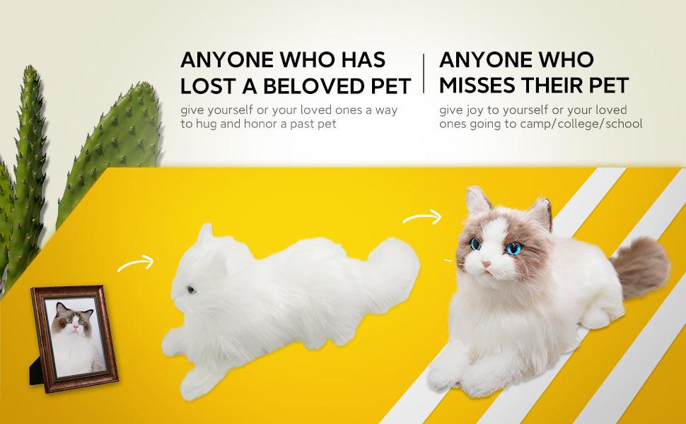 Custom Cat Plush Backpack from Photo – Personalized Pet Keepsake