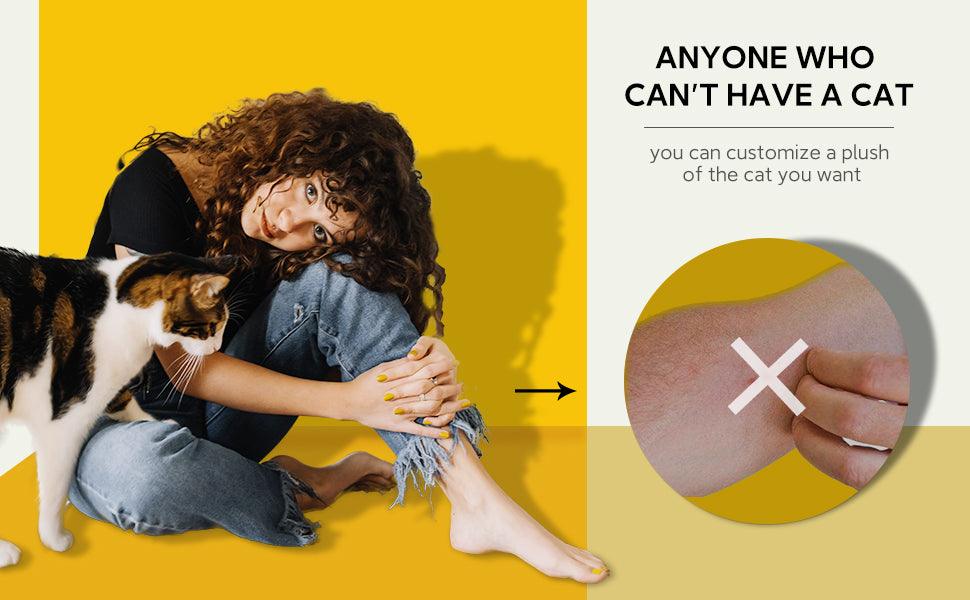 Custom Cat Plush Backpack from Photo – Personalized Pet Keepsake