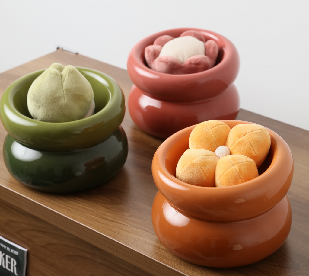 Soufflé Pet Bowl - Rose Pink