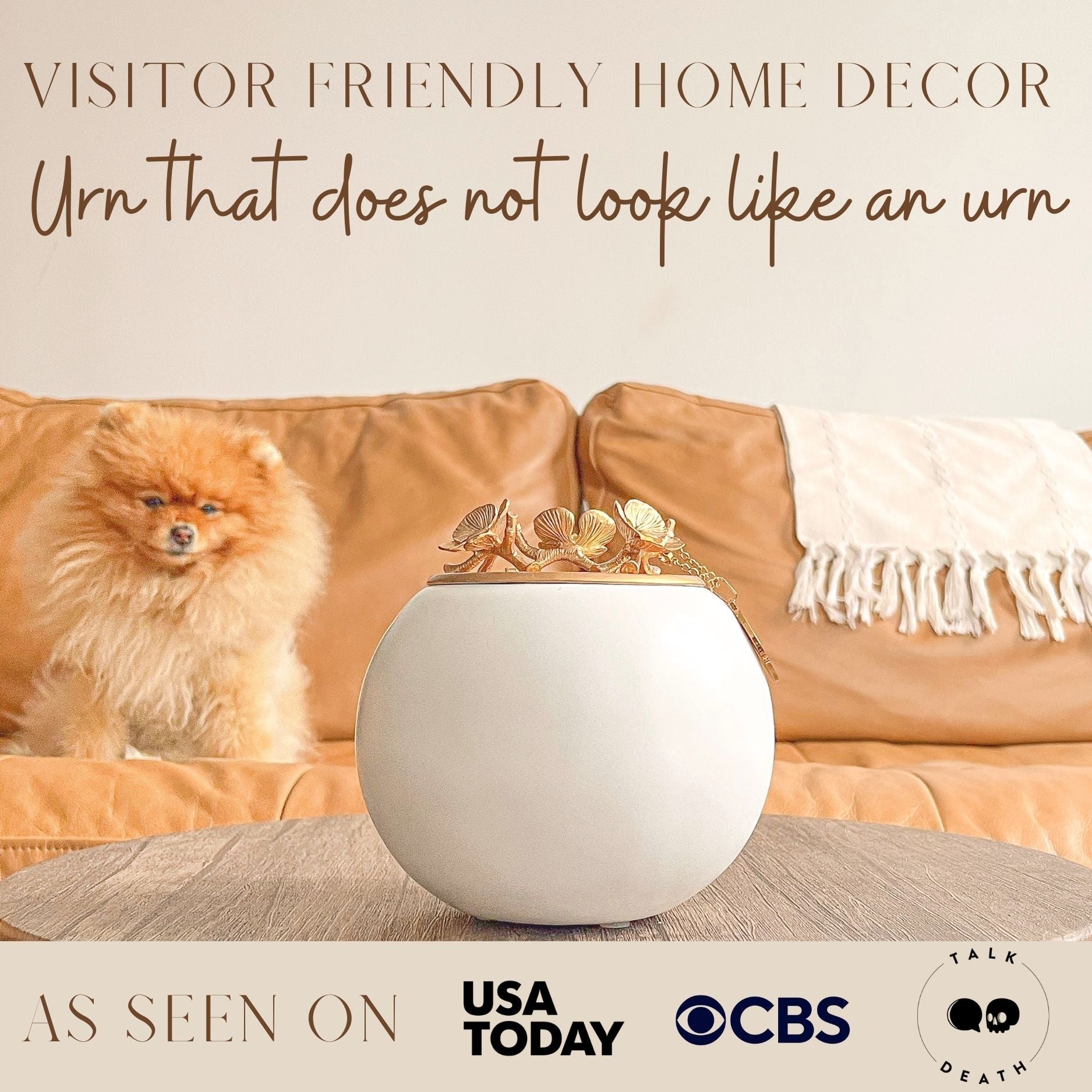 Orchid Urn for Pets - Handmade