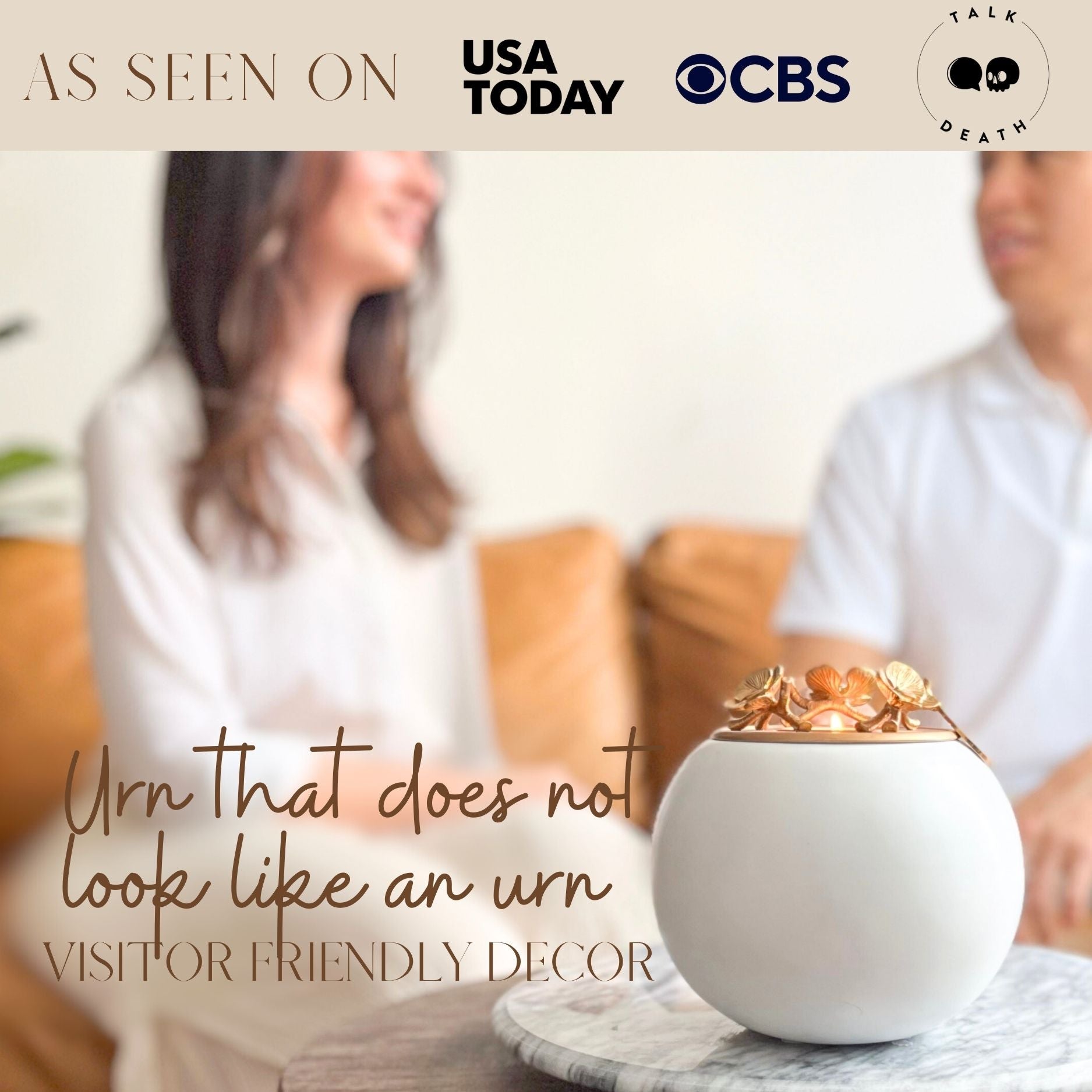 Orchid Urn for Pets - Handmade