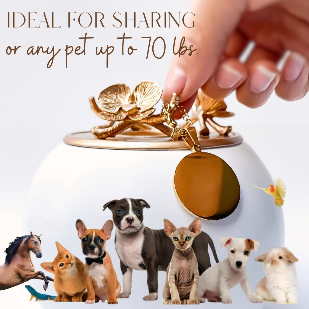 Orchid Urn for Pets - Handmade