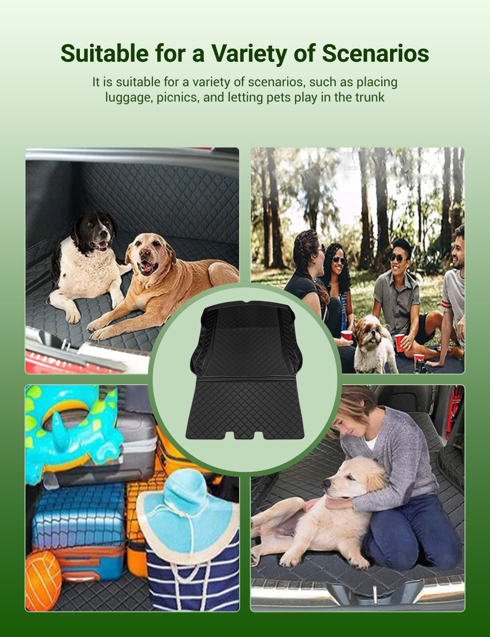 Waterproof Trunk Pet Mat for Tesla Model 3